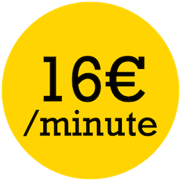 16€/minute